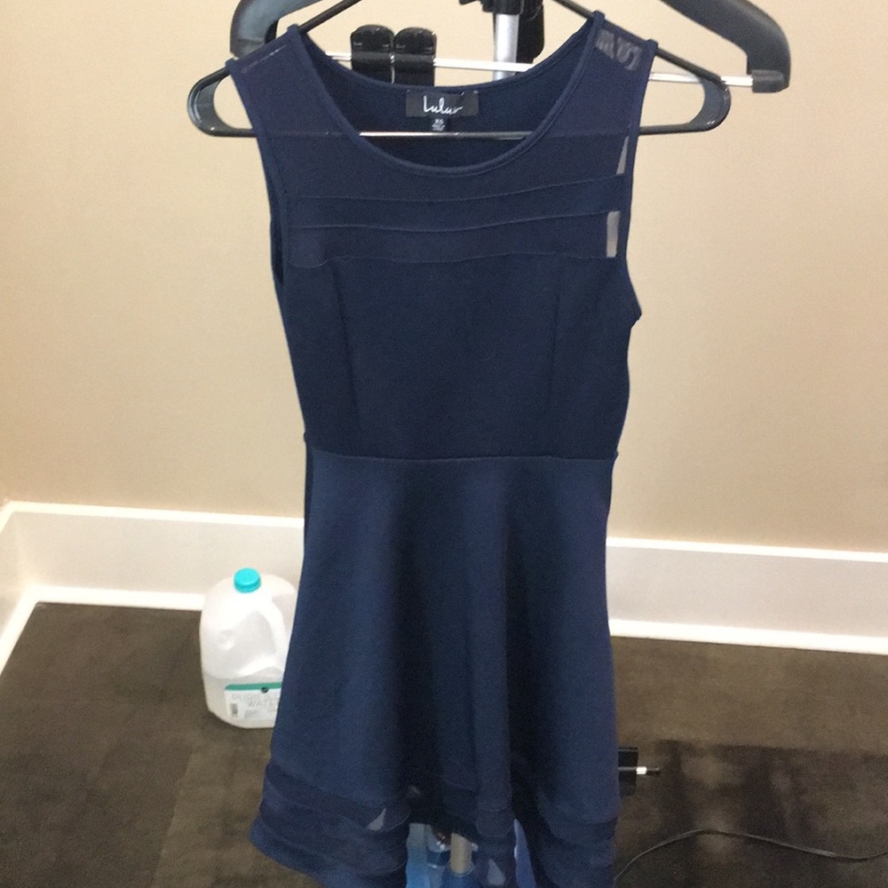 Navy blue Lulus skater style dress